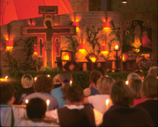 Adorazione eucaristica quotidiana animata dai Fratelli di Taizé