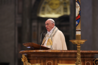 Celebration of first vespers of the second Sunday of Easter or Divine Mercy Sunday