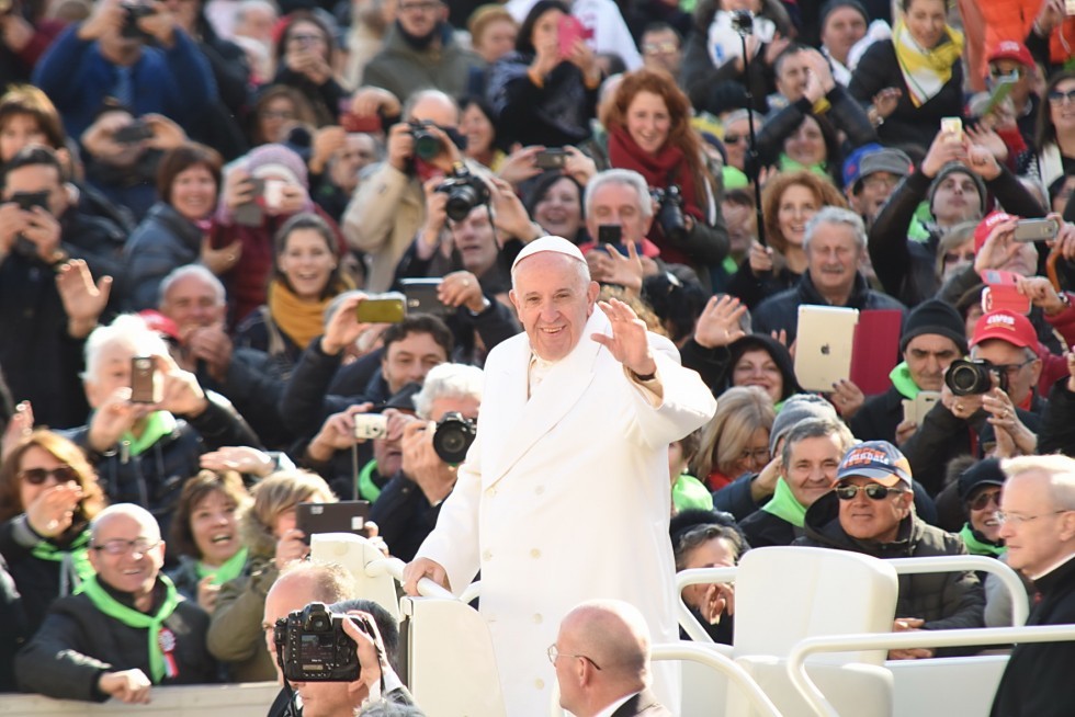 Vaticano - Udienza generale in piazza Sa