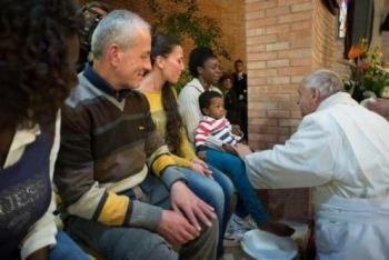 Lavanda dei piedi - Papa Francesco